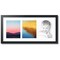 ArtToFrames Collage Photo Picture Frame with 3 - 8x10 inch Openings, Framed in Black with Over 62 Mat Color Options and Plexi Glass (CSM-3926-25)
